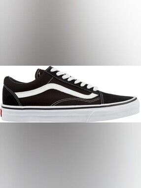 New Vans Old Skool Core Shoes Black White Women's 9 Mens 7.5